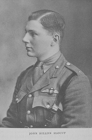 Blount J H 2nd Lt Royal Air Force