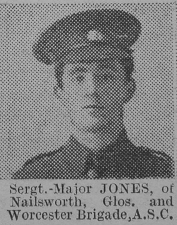 Jones Sergt Major Army Service Corps The Vivid 27th Feb 1915