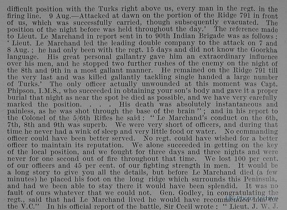 Le Marchand J W J Lt Indian Army Obit Part 2