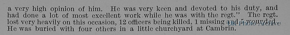 Coward L G Captain 1st Middlesex Regiment Obit Part 2