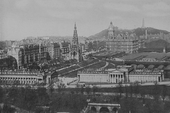 Edinburgh Looking East To The Calton Hill 1920s
