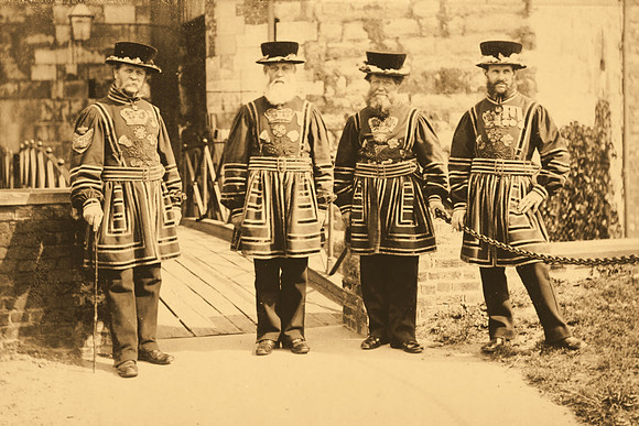 Beefeaters The Tower Of London c1890