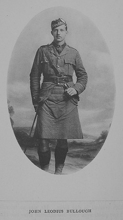 Bullough J L Lt 2nd Argyll Sutherland Highlanders