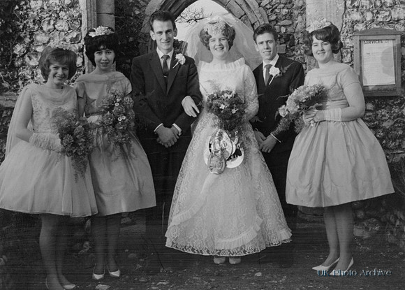 The Wedding Of David T Thompson And Beryl H Bullen North Walsham Norfolk 1963