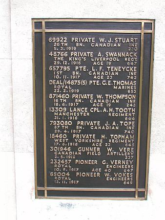 Epsom Cemetery Memorial Plaque 13