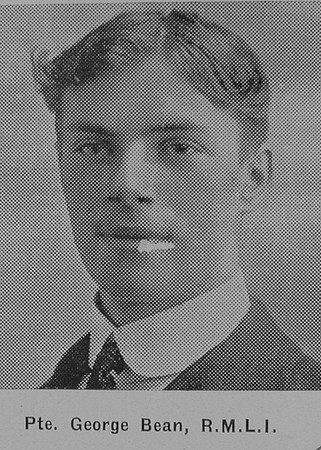 Bean G Pte CH16855 HMS Hogue Royal Marine Light Infantry