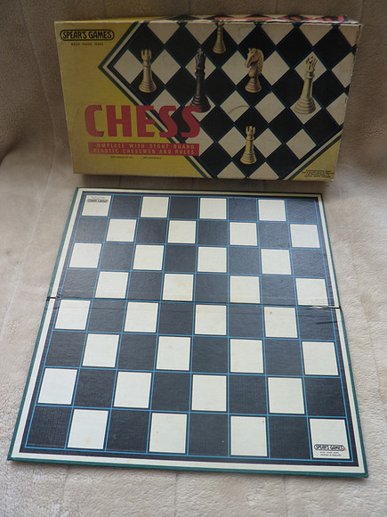 Vintage Spears Chess Game