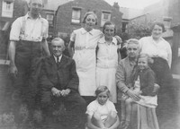A 1930s Family In Their Back Garden