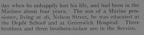 Lee F A Pte CH-16931 HMS Formidable Royal Marine Light Infantry Obit Part 2