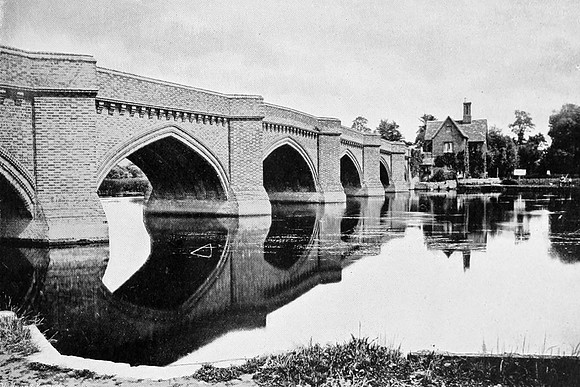 Clifton Hampden Bridge 1890s