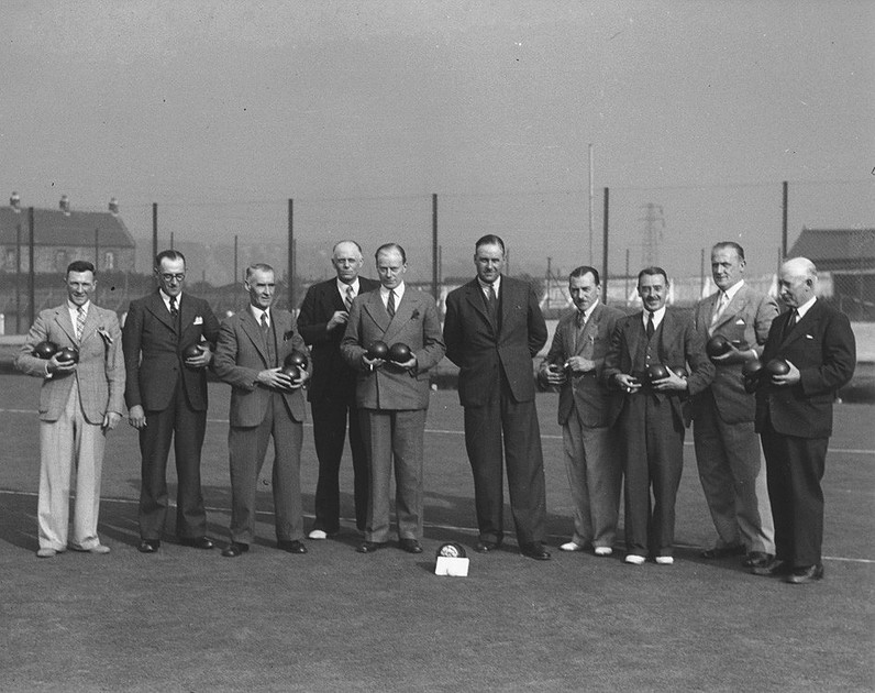 Hawthorn Leslie Shipbuilders Playing Bowls