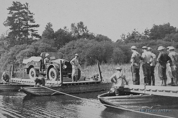 Royal Engineer Territorials Bridging 1930s