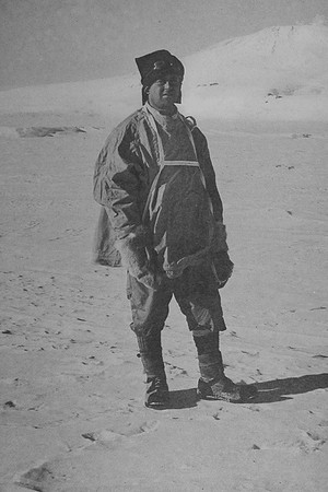 Captain Robert  Scott Before Leaving For The Southern Journey