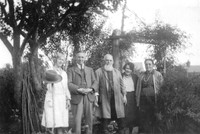 A Family In The Back Garden 1932
