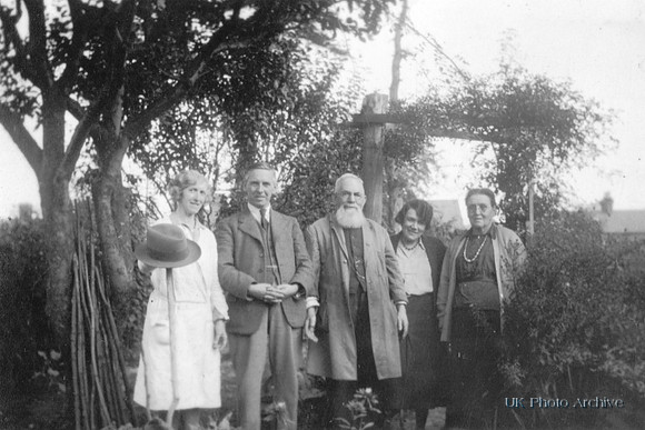 A Family In The Back Garden 1932