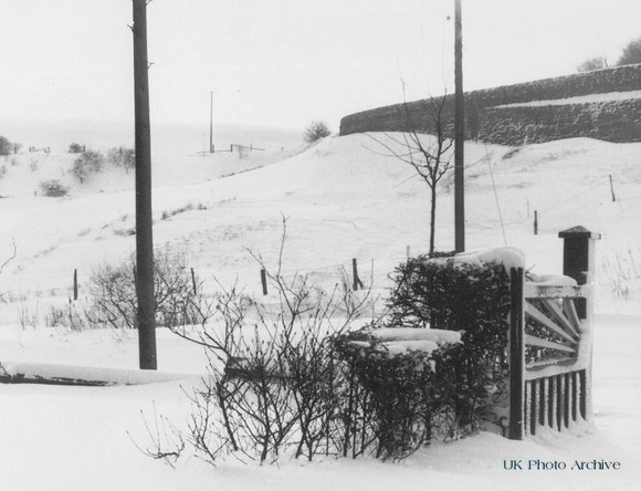 Snow From 91 Nab Wood Drive Shipley Yorkshire c.1960