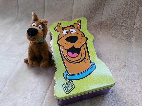 Scooby Doo Tin And Soft Key Ring Toy
