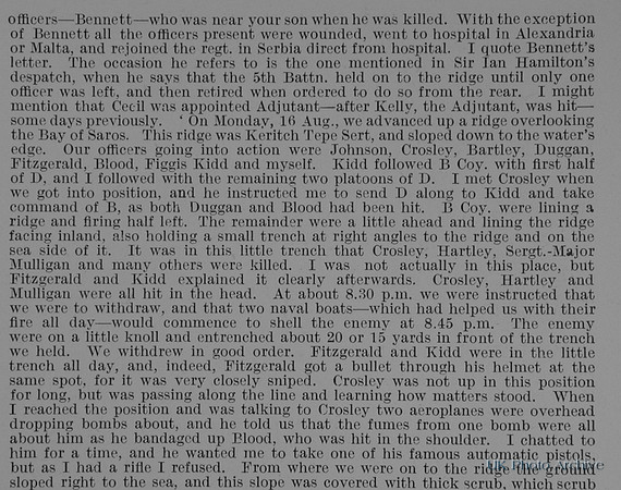 Crosley C 2nd Lt 5th Royal Irish Fusiliers Obit Part 2