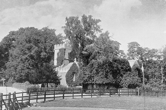 Radley Church From The Park 1890s