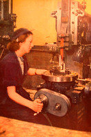 Miss Kathleen McCarthy Operates A Machine In One Of Britains Steelworks And Armament Factories 1942