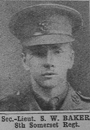 Baker S W 2nd Lt 8th Somerset Light Infantry The War Illustrated 8th Jan 1916
