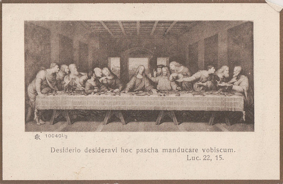 Ordination Card For Rev J B McCormack 21st September 1912
