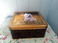 Embossed Biscuit Tin West Highland Terrier