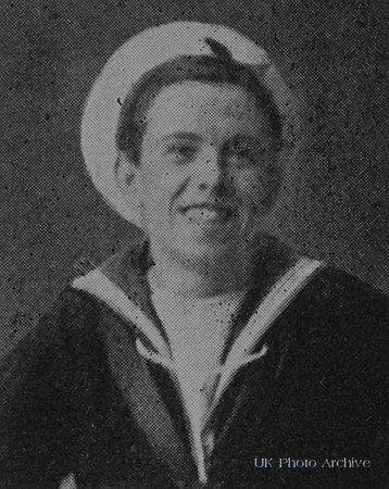 Cox A E G Ord Telegraphist 15439 HMS Cressy Royal Navy