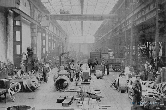 Electric Motor Shop Vickers Sons And Maxim Sheffield c.1900