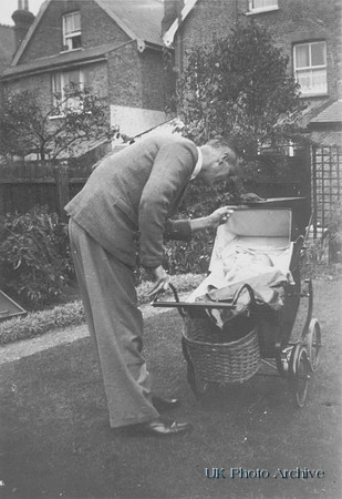Admiring Baby 1940s