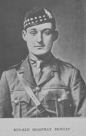 Bonnin R H Lt 2nd Kings Own Scottish Borderers Attd MGC
