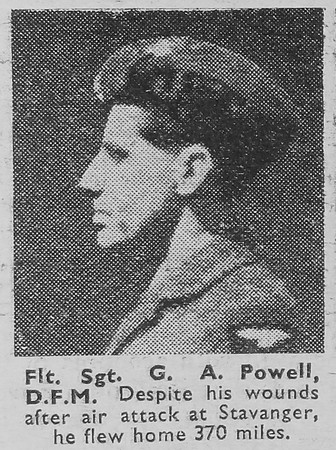 Powell G A Flt Sergt DFM Royal Air Force