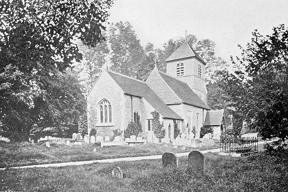 Mapledurham Church 1890s