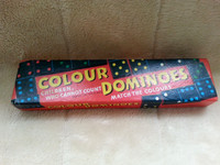 Vintage Spears Colour Dominoes Boxed Set Greyhound Marked