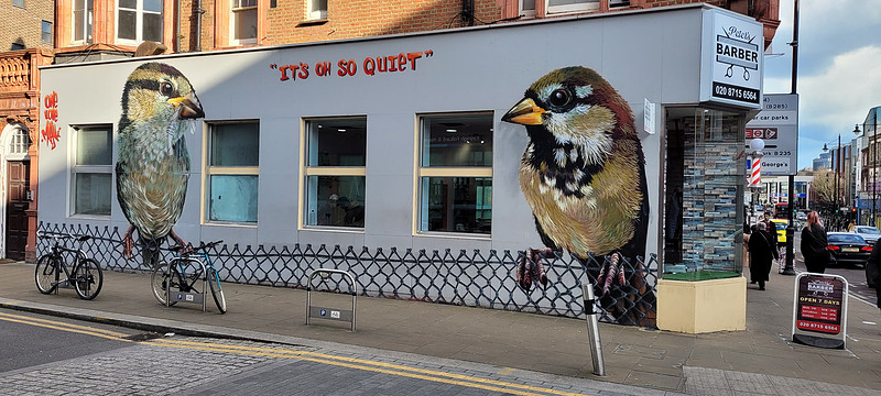 A Mural In Wimbledon April 2022