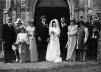 The Wedding Of Richard G Wright And Patricia M Shaw North Walsham Norfolk 1971