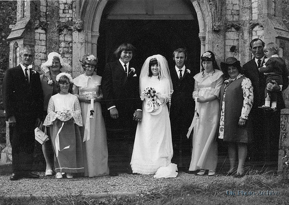 The Wedding Of Richard G Wright And Patricia M Shaw North Walsham Norfolk 1971