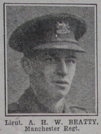 Beatty A H W Lt Manchester Regiment The War Illustrated