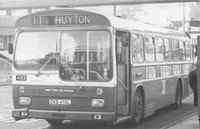 Liverpool Metro Scania 4013 No 11 Bus To Huyton Registration No CKD 413L 1970s