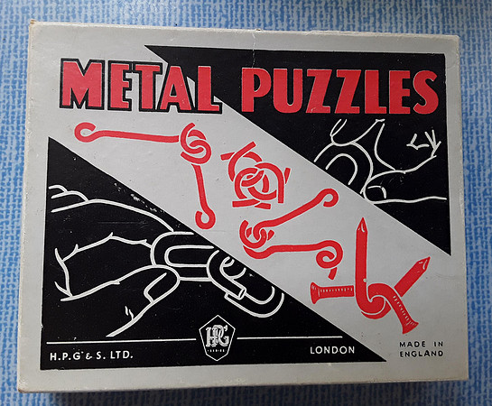 H.P.G.& S. Ltd London Metal Puzzle Game 1960s