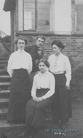 A Soldier In The Kings Own With Family
