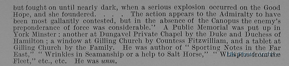 Cradock C G F M Rear Admiral Sir KCVO CB Royal Navy Obit Part 3