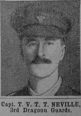 Neville T V T T Captain 3rd Dragoon Guards The War Illustrated 19th Jun 1915