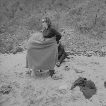 Changing On The Beach Robin Hood Bay 1964