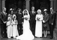 Wedding Of Malcolm Pegg And Jane Barnes North Walsham Norfolk 16th Oct 1971