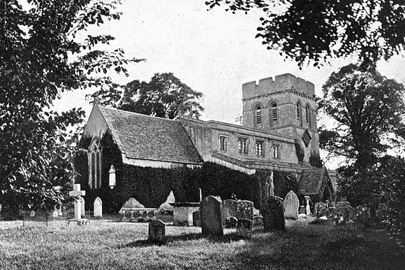 Cumnor Church Oxfordshire 1910