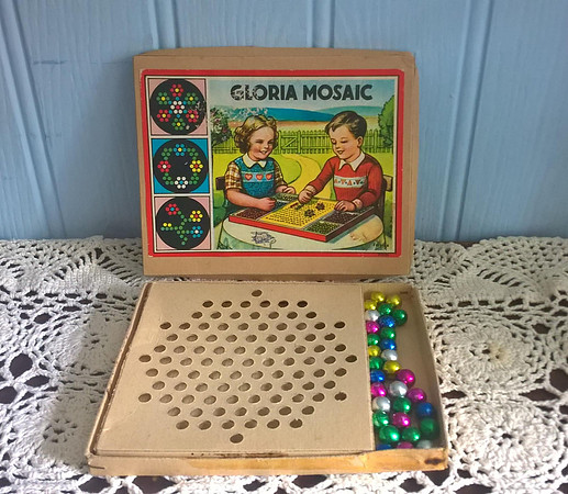 Gloria Mosaic 1940s Board Game