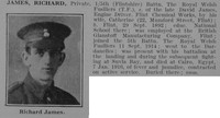 James R Pte 5th Royal Welsh Fusiliers Obit De Ruvignys Roll Of Honour Vol 3