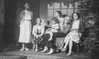 A 1930s Family Outside Their House