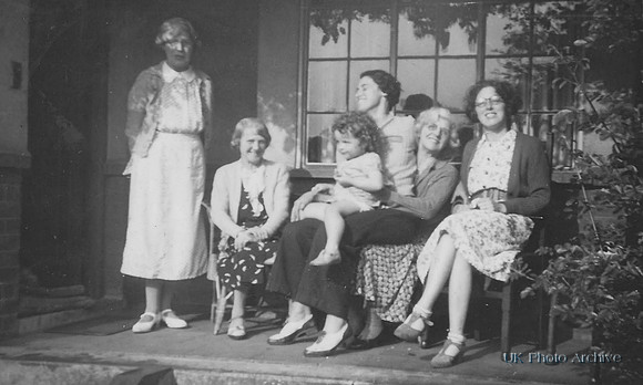 A 1930s Family Outside Their House